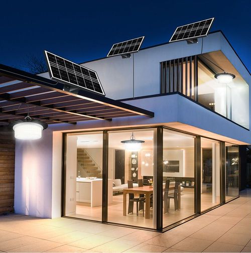Solar-Powered LED Hanging Light with Remote – Waterproof for Patio, Yard & Indoor Spaces