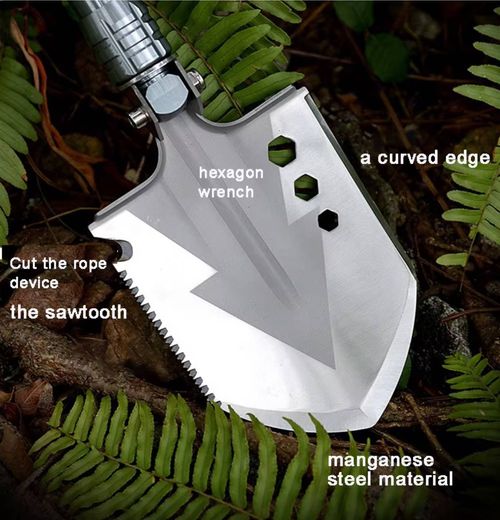 SteelHawk Tactical Shovel – Compact, Durable & Multi-Functional for Outdoor Survival