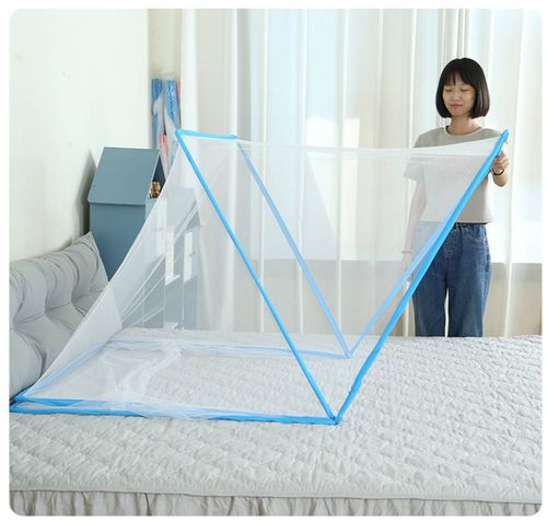 QuickDeploy Bed Mosquito Net – Thickened Fabric, Storage-Friendly & Bite-Free Sleep Guaranteed