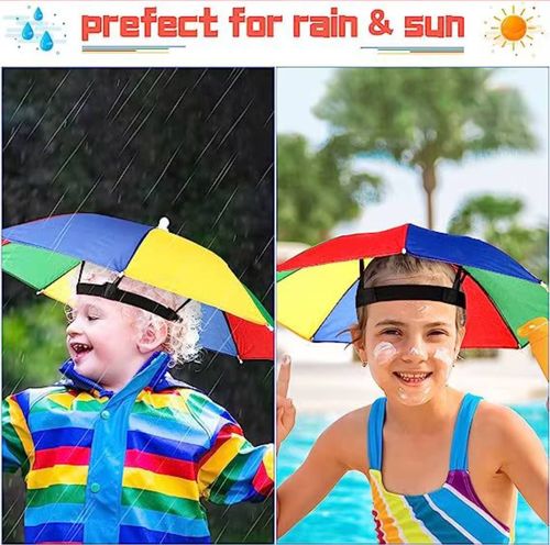 Hands-Free Shade Hat – Adjustable Outdoor Umbrella Hat for Fishing & Camping