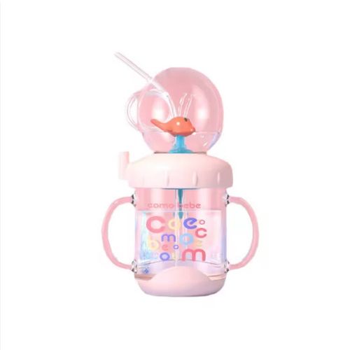 220ml Kids Water Whale Fountain Cup Diving Water Fun Creative Cartoon Baby Cup Leakproof PP Sippy Cup