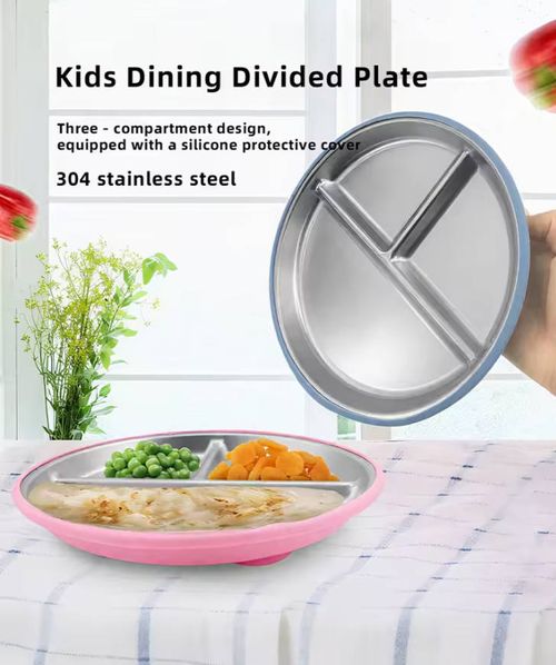 Children's Meal Plate with Silicone Suction