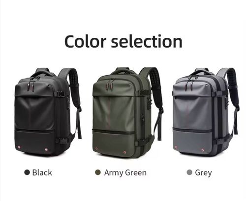 Expandable travel backpack & large-capacity short-distance travel luggage computer bag & vacuum compression multifunctional men's backpack