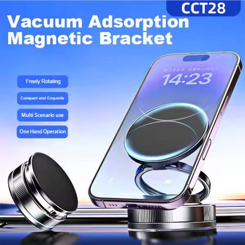 2025 New Magnetic Phone Holder 360 Rotating Adjustable Vacuum Suction Cup Universal