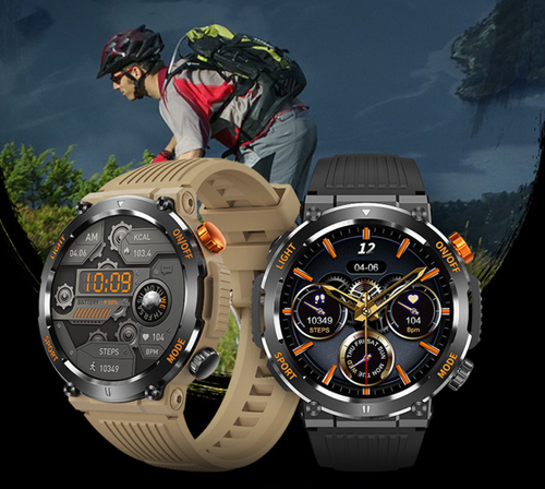 HT17 Smartwatch: Heart Rate, Sleep Monitoring, Bluetooth, Calling, Compass, Message Push, Outdoor Sports Watch