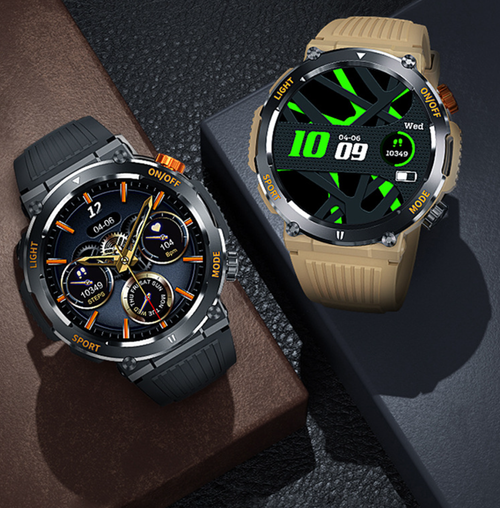 HT17 Smartwatch: Heart Rate, Sleep Monitoring, Bluetooth, Calling, Compass, Message Push, Outdoor Sports Watch