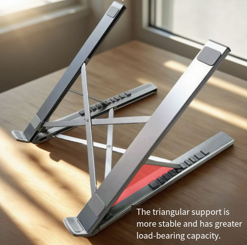 This multi-functional notebook stand docking station not only provides ergonomic support to relieve fatigue, but also integrates multiple interface docking stations to solve the connection problems of devices. Its open and hollow design ensures efficient heat dissipation. It can be folded for portability and is suitable for various scenarios such as office work, creative activities, entertainment, and business trips. It fully upgrades your digital life experience.