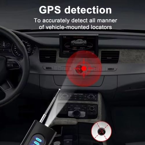 Infrared precise scanning anti-peeping camera detector. The infrared scanning makes hidden cameras visible. It can also be used for reverse positioning, eavesdropping, and mobile phone monitoring. With six signal adjustments, it is small and portable. It has a vibration alarm function. It is an intelligent guardian for protecting privacy during travel or at home.