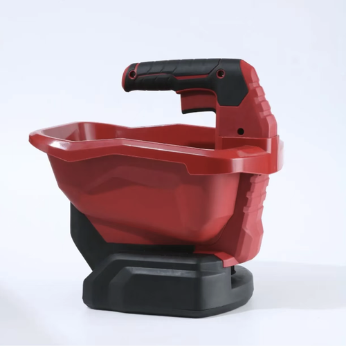 Wireless handheld spreader, compatible with universal lithium batteries, with adjustable output of nine levels. Large capacity hopper combined with centrifugal uniform spreading structure. It can be used for sowing, fertilizing, and spreading snow salt. The anti-slip grip provides a comfortable hold. The body is shock-resistant and easy to clean. It is highly efficient and labor-saving for outdoor management in gardens and vegetable plots.