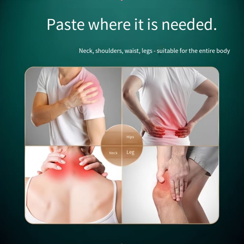 Mengao God Shoulder, Neck, Waist and Leg Patch, using ancient herbal formula. It penetrates the muscles and bones, relieves stiffness and pain, and relaxes joints. It is gentle on the skin and breathable, not causing skin discomfort. It can be applied at work or home. Order today and you will receive 5 boxes, totaling 60 patches. They are packaged individually for easy portability. One patch relieves pain and makes your body lighter!