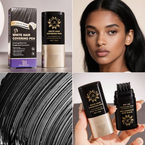 Order today and you will receive 3 bottles of 100% pure plant-based mild and harmless white hair covering cream. It gives a natural dark color, has a gentle formula, is non-irritating, and does not damage the hair. It dries immediately without residue. You can cover your white hair at any time and anywhere. Say goodbye to the embarrassment of gray hair at the roots. Achieve a perfect black hair color. It is a must-have tool for those who are lazy about taking care of their hair.