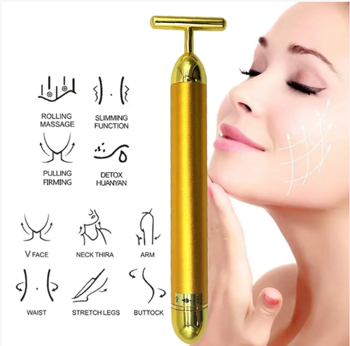 Order today and you will receive 2 of the star-studded anti-aging full-face micro-vibration gold beauty devices. They can enhance blood circulation, reduce swelling, increase firmness, and improve absorption. They are portable and easy to use. They are suitable for emergency care in the morning and for enhancing the effect of skin care. With just one stick, you can complete your daily facial care. You can enjoy deep facial care at home.