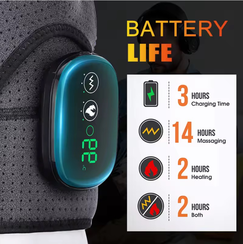 Worried about stiff shoulders and neck from long hours of sitting at a desk? Still struggling with neck pain from looking down at your phone? This electric shoulder and neck massager is designed specifically to relieve shoulder and neck discomfort, using its professional effectiveness to help you dispel fatigue and regain relaxation!