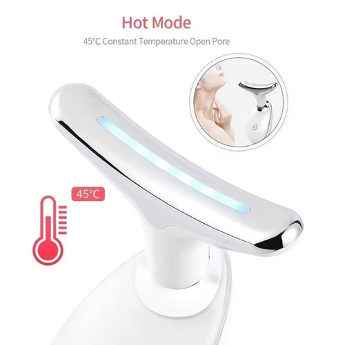 Red Light Therapy Neck Massager 660Nm 850Nm Infrared Skin Rejuvenation Wrinkle Fade Gift