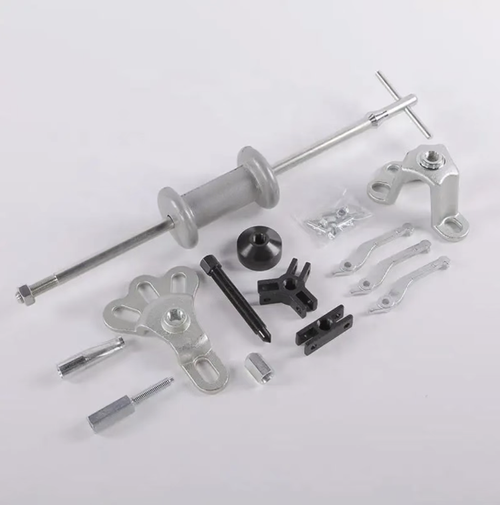 This 18-piece set of car hub bearing removal hammer tools is fully compatible with bearings and half shafts of various vehicle models. The hammer has an easy-to-use design and is made of alloy steel, which is durable and sturdy. It is suitable for various automotive repair scenarios and comes with a custom storage box for convenient and portable storage. It is an expert-level disassembly and assembly tool for auto repair shops and mechanics.
