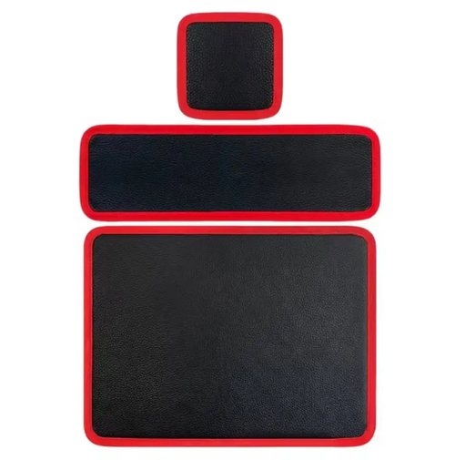 A must-have for mechanics! This 3-piece magnetic tool pad is fully embedded with strong magnets. When you place the screws and parts on it, they will stay securely in place. It prevents loss and saves time. Available in three sizes - large, medium, and small - it fits various scenarios such as desktops, small spaces, and portable use. It is durable and easy to clean. It can be used for vehicle repair, appliance repair, and DIY projects. It helps keep the work area tidy and organized.