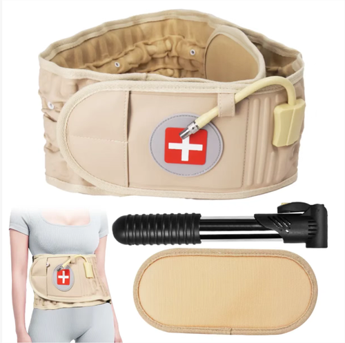 This waist support device is ingeniously designed, featuring dual support from the fixation and traction belts. The inflatable pressure-reducing belt can relieve muscle tension and improve blood circulation. It physically reduces pressure to adjust the physiological curvature. The detailed design is thoughtful and the operation is convenient. Many users have given positive feedback, stating that it can protect the waist and aid in recovery. Choose it and you choose health and comfort.
