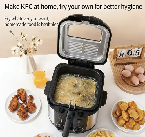 Commercial constant-temperature hot oil heater, precisely controlled at 130-190℃, maintains stable temperature without fluctuations. Suitable for hot oil scenarios such as oil-fried noodles and pickled fish. The detachable stainless steel inner tank is easy to clean. With splash-proof and heat-proof design, it is safe and convenient. It is an efficient hot oil device for both catering stores and home kitchens.