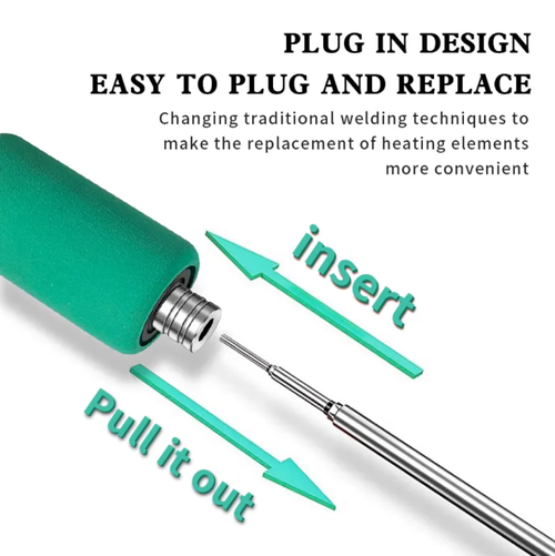 Portable electric soldering iron, enabling new possibilities in electronic creation. With three temperature adjustment settings for precise temperature control, it can be powered by USB and is portable and easy to carry. It heats up quickly and has a long lifespan. Suitable for both electronic repair and DIY creation, it can handle both delicate components and large soldering points. Equipped with complete accessories, it is an excellent welding tool in the field of electronics.