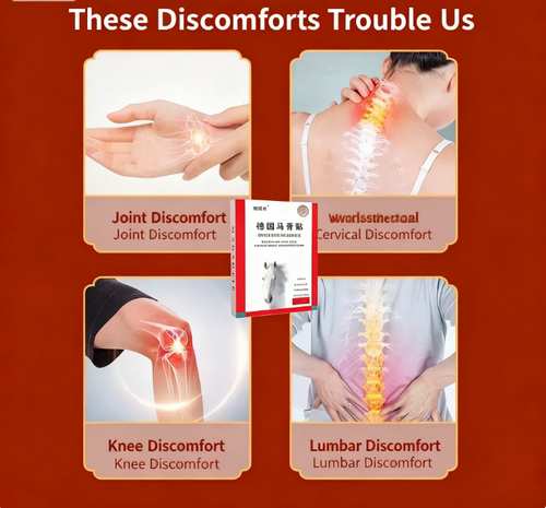 The German Mago Patch, highly recommended by the Chinese Academy of Sciences, can relieve discomfort in joints, the lower back, and the shoulders. If you place an order today, you will receive a total of 5 boxes, with each box containing 5 patches. Take one patch per day for a 5-box course of treatment.