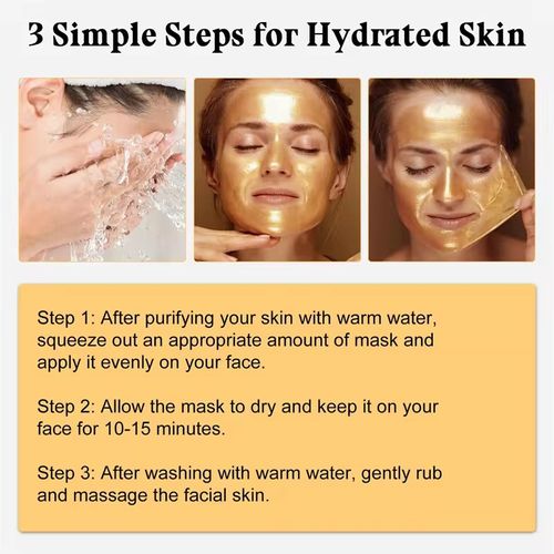 Order today and you'll receive 5 pieces of gold peel-off films. Within 15 minutes, it can deeply remove blackheads, eliminate old and excessive keratin, and provide dual effects of anti-wrinkle and lifting. It can quickly smooth out dry lines and tighten pores. After application, your face will become plump, moist and bright. Cleanse and anti-wrinkle are done in one step! With a natural look, it also brings a firm and radiant complexion!