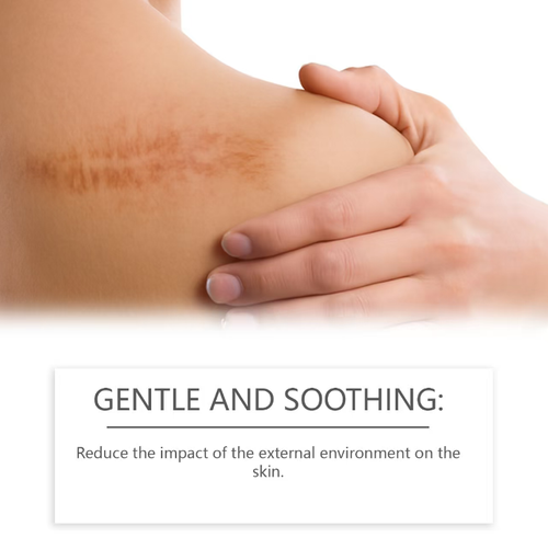This silicone Scab ointment is gentle in its healing properties: The 2% silicone formula is non-irritating and suitable for both new and old scars. It has a refreshing texture that is easily absorbed. Consistent use can fade scars, soften hyperpigmentation, and help you regain smooth skin.