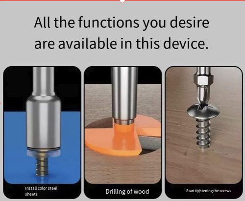 The all-purpose household tool set is here. The core lithium-ion drill has sufficient power, fast charging, and long standby time. It is equipped with a super complete accessories lineup. Different specifications of screw bits are suitable for various screws, wrenches and pliers can meet the needs of tightness, measuring tools can accurately control the size, cutting and grinding tools can handle fine processing, and there is a storage box for neat storage.