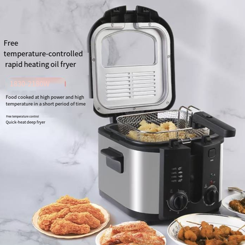 Commercial constant-temperature hot oil heater, precisely controlled at 130-190℃, maintains stable temperature without fluctuations. Suitable for hot oil scenarios such as oil-fried noodles and pickled fish. The detachable stainless steel inner tank is easy to clean. With splash-proof and heat-proof design, it is safe and convenient. It is an efficient hot oil device for both catering stores and home kitchens.