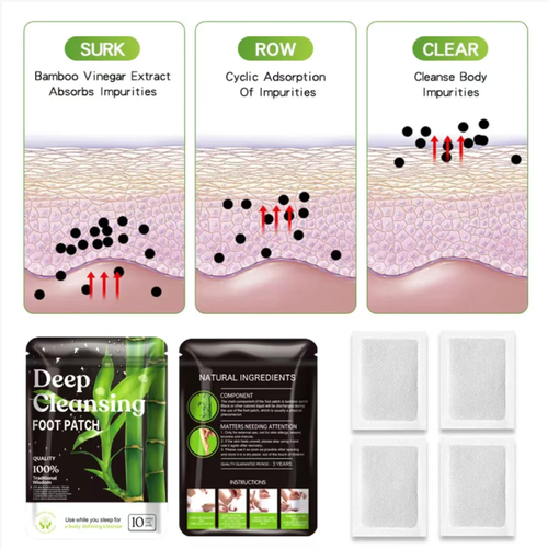The pot-type vinegar foot patch combines the natural essence of pot-type vinegar with ancient wisdom. By placing an order today, you will receive 5 boxes, totaling 50 foot patches for detoxification, itching relief and antibacterial properties. When applied to the soles of your feet, it will deeply remove toxins from your body during the night, relieve pain and allow you to have a good sleep. The next day, you will feel refreshed!