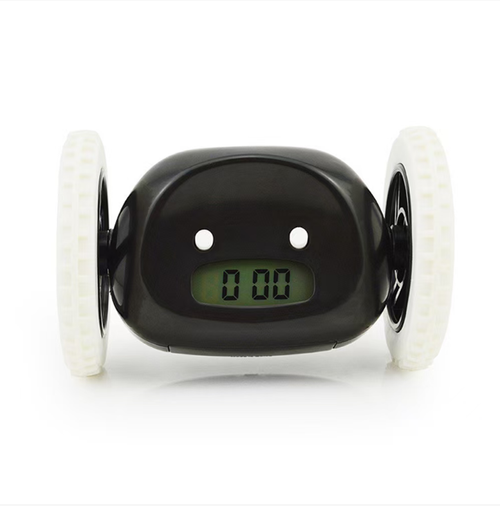 Get up early fans, this running alarm clock will start spinning with wheels and keep going until you get up and grab it. It will keep ringing until you stop it. This is a physical force that ends the sleep cycle and makes you get up. It is made of shock-proof silicone material and has a cute cartoon design. It can be used as both an alarm clock and a decorative item. It is extremely useful for students and commuters who want to fight laziness.