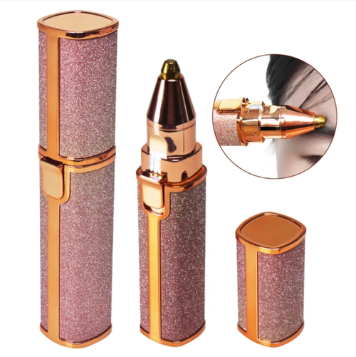 Order today and you will receive 2 lipstick-powered mini facial cleansing and hair removal devices. Even those with less dexterous hands can create a wild eyebrow shape in just 30 seconds. It has multiple functions and can trim around the lips, nose hair, and other fine and soft hairs. It has IPX4 level waterproof performance and is easy to clean. It can be charged via the Type-C interface and has a long battery life. Carry it in your pocket and you can add an element of elegance!