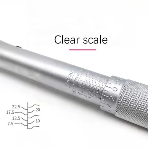 8-piece Set,Prefabricated Torque Wrench Kit, made of chrome-vanadium steel for durability and rust resistance. The scale is clear and enables precise presetting of torque. It comes with multiple-sized sockets and extension rods, suitable for automotive repair, industrial installation, and home maintenance scenarios. It ensures precise tightening and prevents loosening or over-tightening. It is an excellent choice for professional fastening.