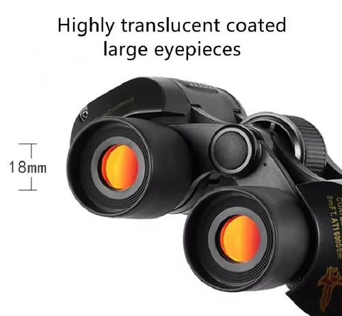 Military-grade double-barrel Red Eagle night vision binoculars, 15,000-meter outdoor Clairvoyance,military-grade 60×60 magnification rate,high-transparency coating large eyepiece,weak light night vision restores brightness and darkness. Military-grade anti-slip material, lightweight and foldable, eyepiece fine-tuning for focusing,suitable for nearsighted people to use,stretching the distant view right before your eyes.