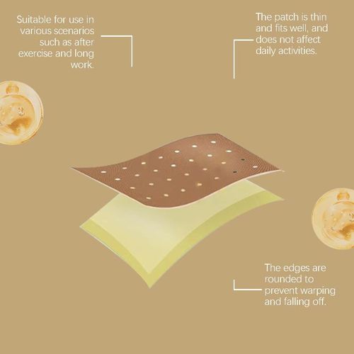 Knee Joint Warm Sensation Patch Set of 5 Patches - 30 Patches at an Affordable Price. Composed of far-infrared factors and ginger and mugwort essences, it promotes blood circulation and relieves swelling, stiffness and soreness. The arc-shaped design fits the knee perfectly without fraying. It is highly elastic and breathable, suitable for both daytime office activities and nighttime warmth retention. Simply tear off and apply. It protects joint health.