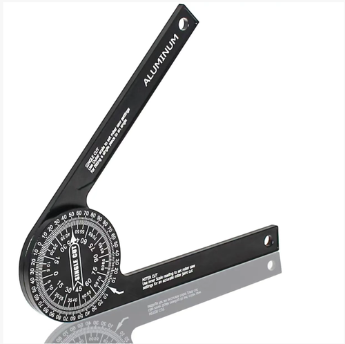 Do you often need to rework due to angle differences when cutting materials and installing corner lines? This horizontal angle gauge features laser-engraved graduations (with precise 0.5-degree accuracy), an aluminum body that is durable and not prone to loosening, and can measure both internal and external angles. It is suitable for woodworking, decoration, and DIY projects. It is portable and lightweight, allowing you to easily adjust the angle and save time and effort by avoiding rework.