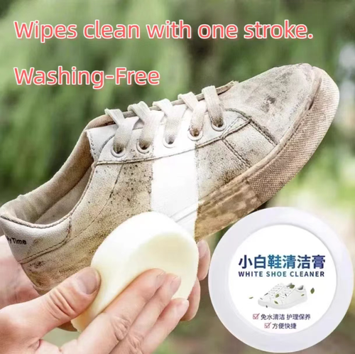 This pair of white sneakers is water-resistant and can be cleaned simply by using a sponge to apply an appropriate amount of the paste, and then gently wipe. The stains will disappear instantly. There is no need for water washing. It is a time-saving and labor-saving cleaning tool. If you place an order today, you will receive 5 boxes of KenTowei white sneakers multi-functional cleaning paste. It is very portable and can provide cleaning and care for your shoes at any time.