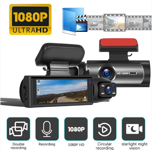 Best Selling High Quality Car Camera WiFi HD 1080P Dashcam Night Vision Wide Angle 3 Recording Multi-Function Dash Cam