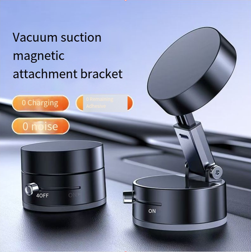 Double Sided Extendable Magnetic Suction Phone Holder for Shower Car Mirror Strong Vacuum Magnetic Phone Mount for All Phones