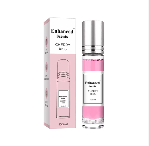 If you place the order today, we will send you a total of 3 bottles. They are Cherry Kiss Seductive Perfume, a blend of sweet cherries with refreshing and alluring fragrance. The scent is crisp and sweet at the beginning and then becomes gentle and not greasy at the end. The roller ball is easy to control the amount. Apply it behind the ear or on the collarbone. It will enhance the atmosphere for dates and daily life!