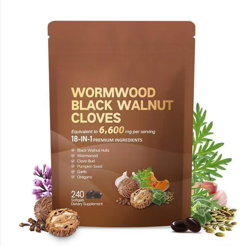 This black walnut soft capsule is a gentle guardian for the stomach from natural herbs. If you place an order today, you will receive 2 bags of black walnut soft capsules for Helicobacter pylori, totaling 480 capsules. Each bag is a large package containing 240 capsules, sufficient for 80 days - exactly the golden period for stomach care. Take 3 capsules per day, and turning nourishing the stomach into a hassle-free daily routine is within reach.