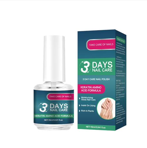 3 days to grow glass nails! Just today, this anti-spike nail care oil, containing keratin and botanical essential oils, is absorbed by the nail surface and cuticle in seconds. It can eliminate nail spikes and make nails strong and resilient within 3 days, giving your nails a smooth and moisturized appearance like a baked-to-perfection manicure. Certified by thousands of users: Your fingertips are soft and won't get stuck in the nail!