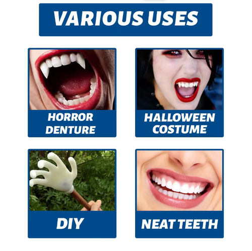 Order today and you will receive 5 bottles of the easy-to-use tooth filling hole repair kit - tooth filling glue. After heating, it can be applied to the missing tooth and can also be shaped uniquely through DIY techniques. It is portable and reusable. It is not for medical use, but is suitable for mild cases and helps avoid embarrassing situations in social settings. It will help you avoid smiling awkwardness in small occasions and add more fun.