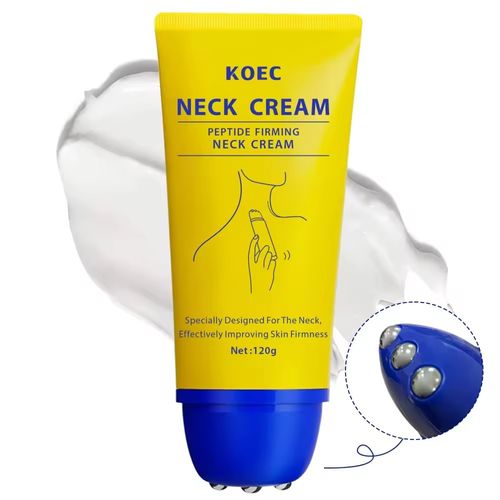 Order today and you will receive 2 boxes of Peptide Smooth Wrinkle Eliminator Cream. The internal massage head on the neck texture is like an eraser! KOEC Peptide Firming Neck Cream: Specifically designed for the neck. The multi-tube roller design provides gentle massage for 2-3 minutes, after which the neck muscles will become smooth and firm.