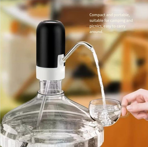 Water Bottle Pump | Electric Water Pump, USB Rechargeable, Automatic Drinking Water Pump, Portable Camping Water Dispenser