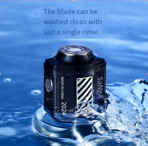 Waterproof Transparent Shavers Cordless Portable Face Beard Rotary Razor Machine Rechargeable Men Mini Electric Shaver