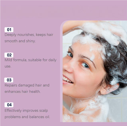 This anti-hair loss shampoo helps prevent hair loss when used for washing, makes the hair follicles fuller, controls oil and dandruff, and is gentle on the hair. It makes the hair fluffy and smooth after washing. The 300ml bagged version is portable and helps to achieve healthy and luscious hair.