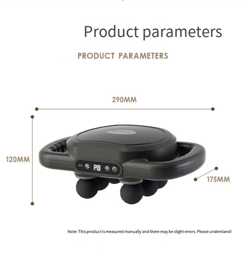 Place your order today and 12 heads will be upgraded to 30 heads.This fascial massage device has a 48KG force output that can penetrate up to 35mm of the fascial layer. It features multiple adjustment settings and intelligent timing function, is silent, non-slip, and easy to operate. It is suitable for office workers, fitness enthusiasts, and elderly people. It can quickly relieve muscle stiffness and soreness, making it your all-body muscle stress relief station.