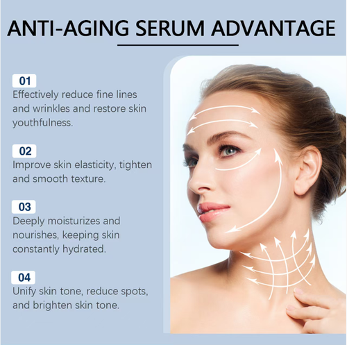 Anti-aging and anti-wrinkle Omega-3 essence lotion, penetrates the skin to promote collagen production, gently melts and soothes the skin, reduces fine lines, tightens loose skin, and provides emergency care for those who stay up late, as well as stabilizes the skin. Apply 2 pumps per day. Suitable for both early aging and mature skin. Order today and receive 4 bottles for the price of 1. Enjoy 4 times the anti-aging power at a lower cost.