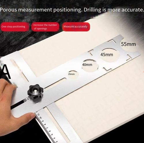 If you place an order today, you will receive 2 80cm stainless steel universal tile hole positioning and measurement tools. This 80cm stainless steel universal tile positioning tool can firmly support large tiles, can be adjusted 360°, and can precisely position with multiple hole diameters and socket holes in one step. It can be fixed by screwing, ensuring accurate hole drilling without damaging the tiles. Even beginners can efficiently lay tiles with this tool.
