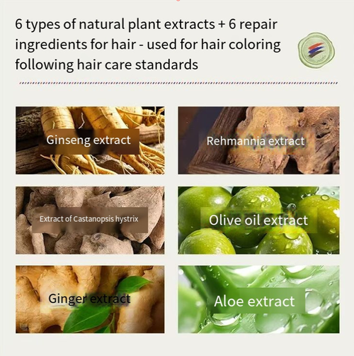 Plant Essential Oil AB Set Salon-Grade Hair Dye, each set includes 2 bottles of AB + 6 accessories. It features 6 layers of plant essence for dyeing and nourishing, with a transparent gel that has no odor. It naturally darkens hair while covering and evening out the color. It takes 30 minutes to achieve salon-like results at home. Order today and get 2 sets for the price of 1. It is gentle on the hair and convenient and cost-effective.